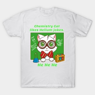 Chemistry Cat Laughs T-Shirt